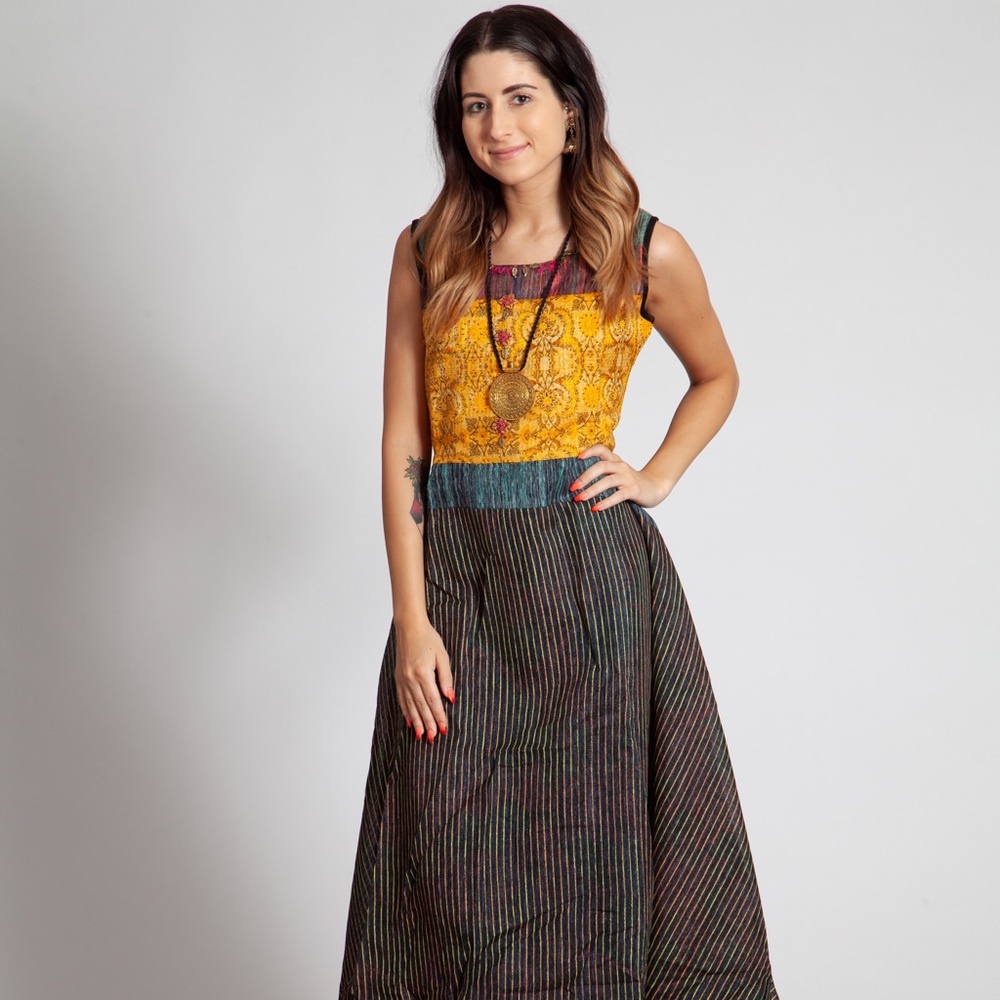 Beautiful printed maxi dress
